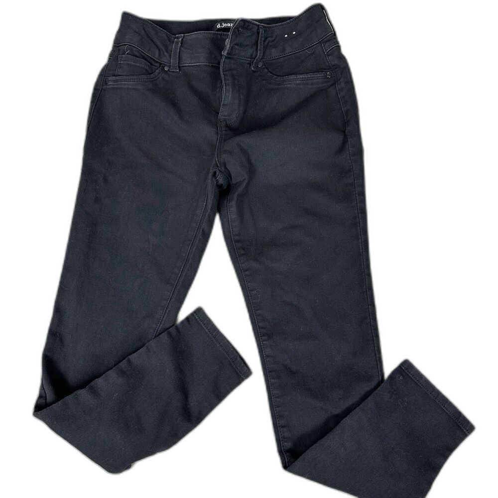 D. Jeans Women’s Black Skinny Stretch Jeans Size 8 Denim Pants